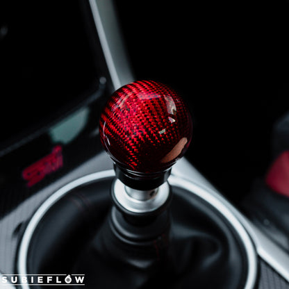 Weighted Carbon Fiber Shift Knobs – Fits Subaru WRX / STI / BRZ - M12x1.25