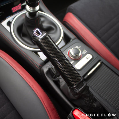 2008-2024 Subaru WRX/STi Black Carbon Fiber Ebrake Handle 2013-20 BRZ/FR-S - SubieFlow