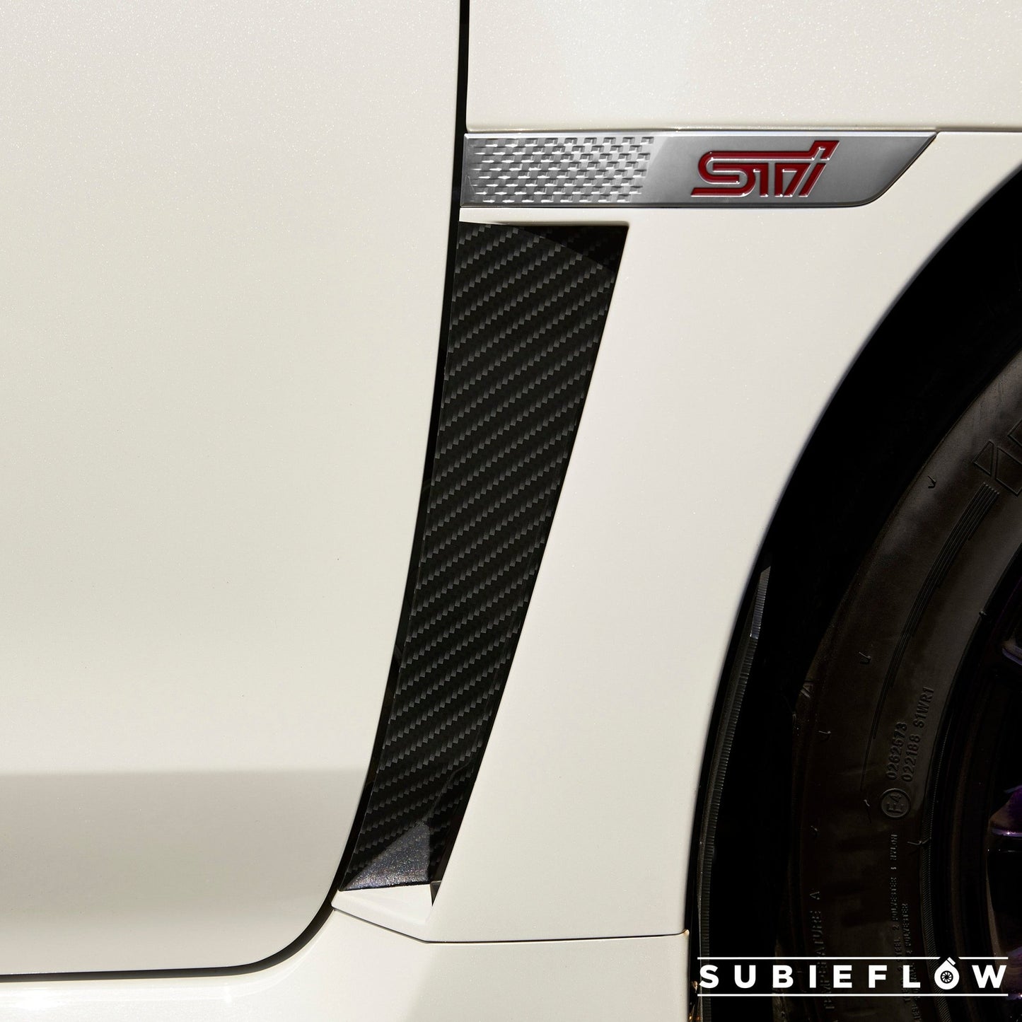 2015-21 Carbon Fiber Fender Gills Overlay Vinyl - SubieFlow