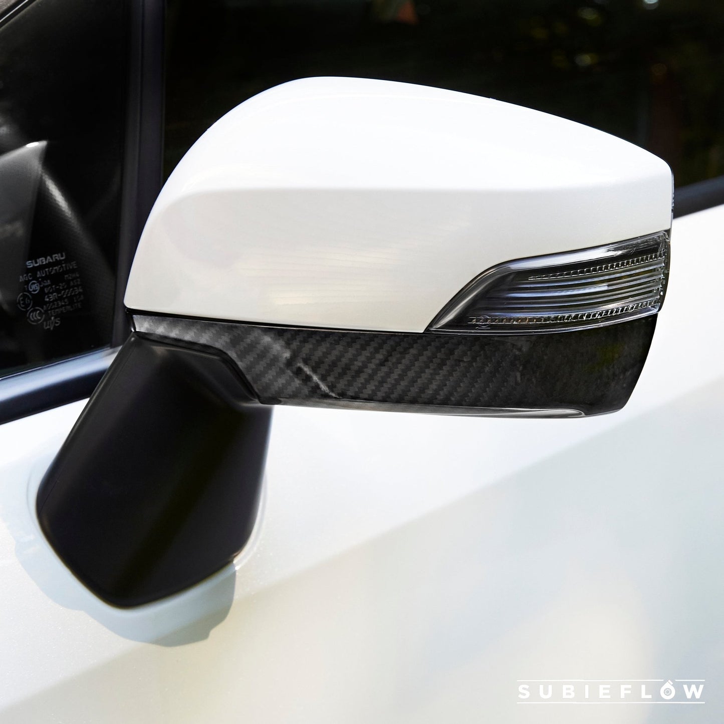 2015-21 Carbon Fiber Lower Mirror Covers - SubieFlow