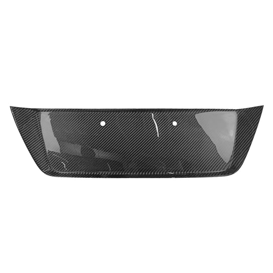 2015-21 Subaru WRX STI Trunk Carbon Fiber License Plate Backing Panel - SubieFlow