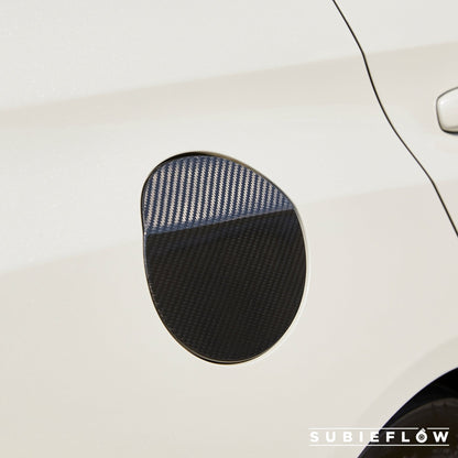 2015-21 WRX STI Carbon Fiber Gas Cap Fuel Cover Subaru - SubieFlow