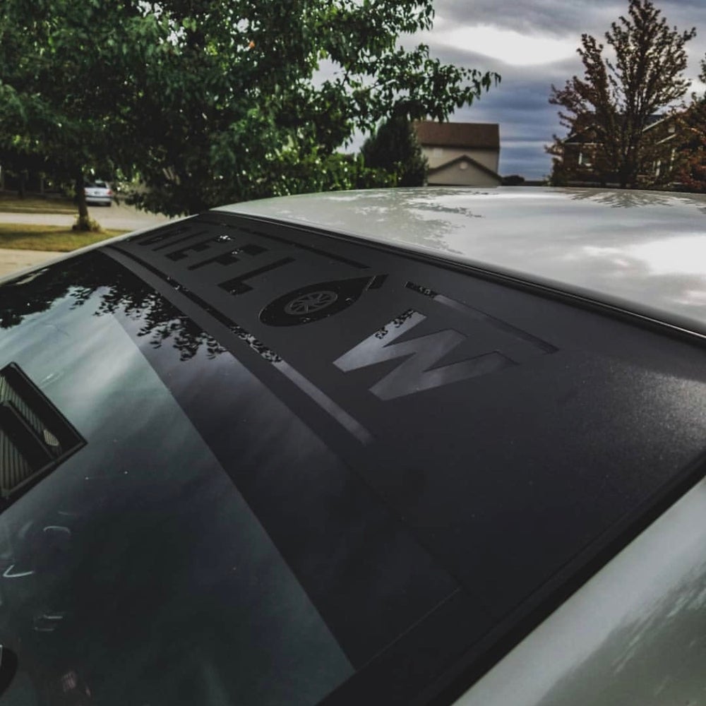 Reverse Cut Windshield Banners - SubieFlow