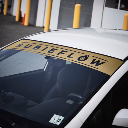 Reverse Cut Windshield Banners - SubieFlow