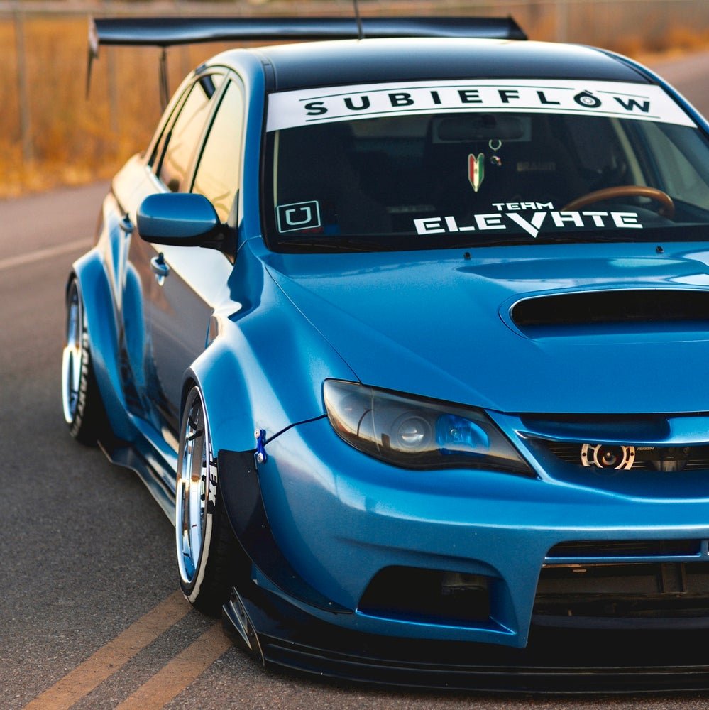 Reverse Cut Windshield Banners - SubieFlow