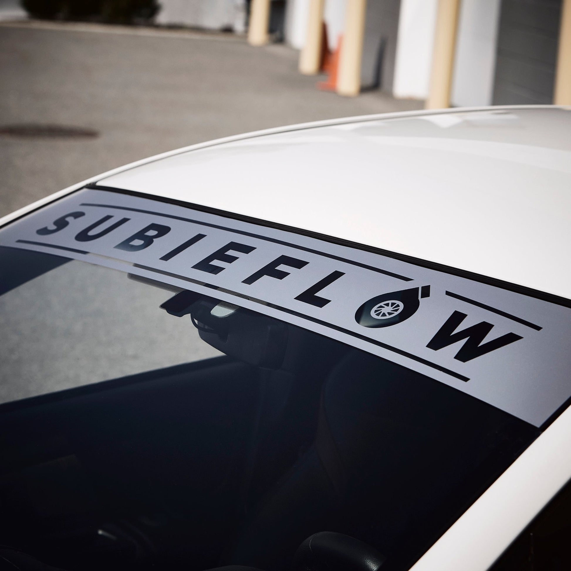 Reverse Cut Windshield Banners - SubieFlow