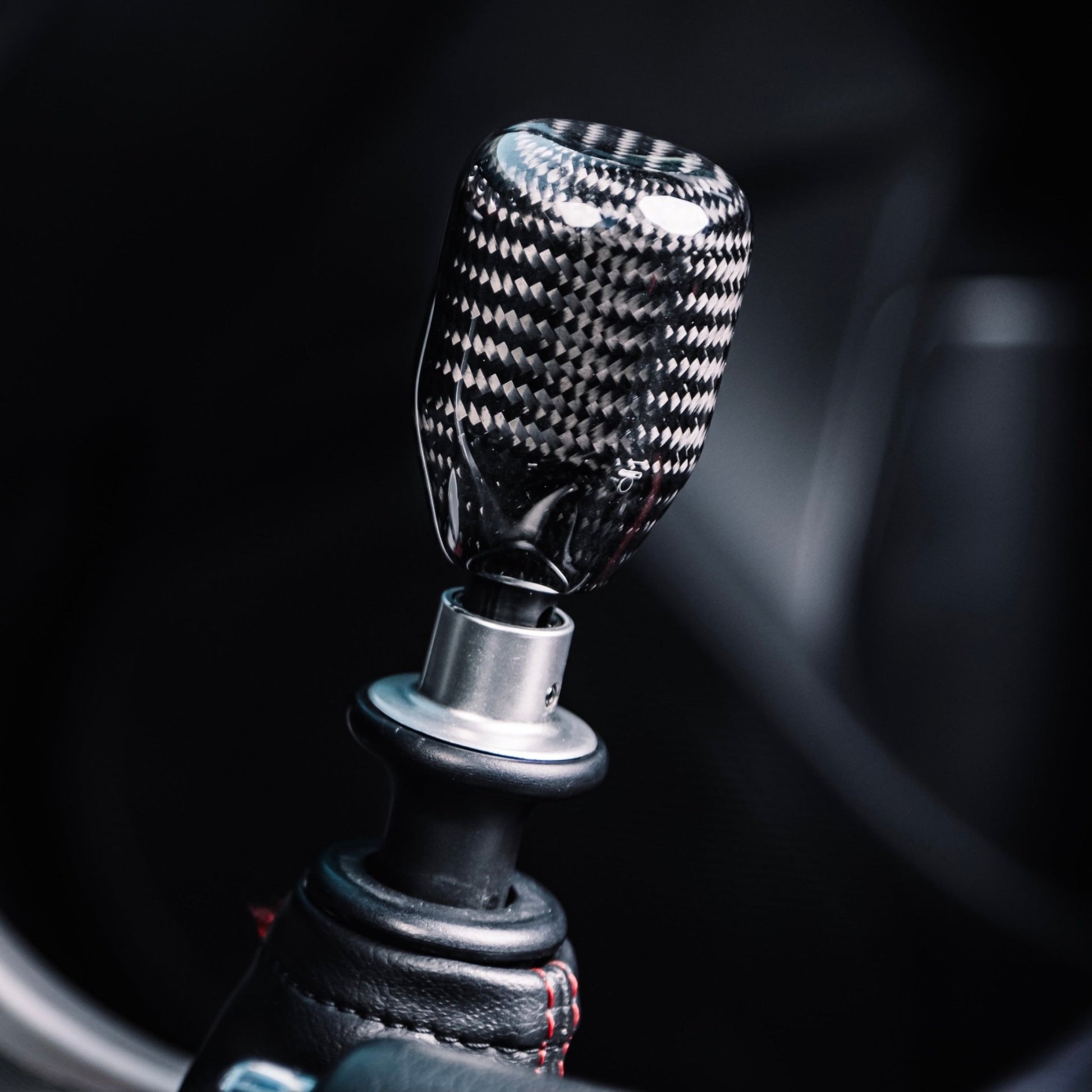 V2 Black Carbon Fiber Shift Knob - SubieFlow